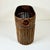 1980s 1980s Vintage Boho Chic Safari Coastal Tole Elephant, Monkey & Giraffe Faux Wood Bamboo Wastebasket For Sale - Image 5 of 16