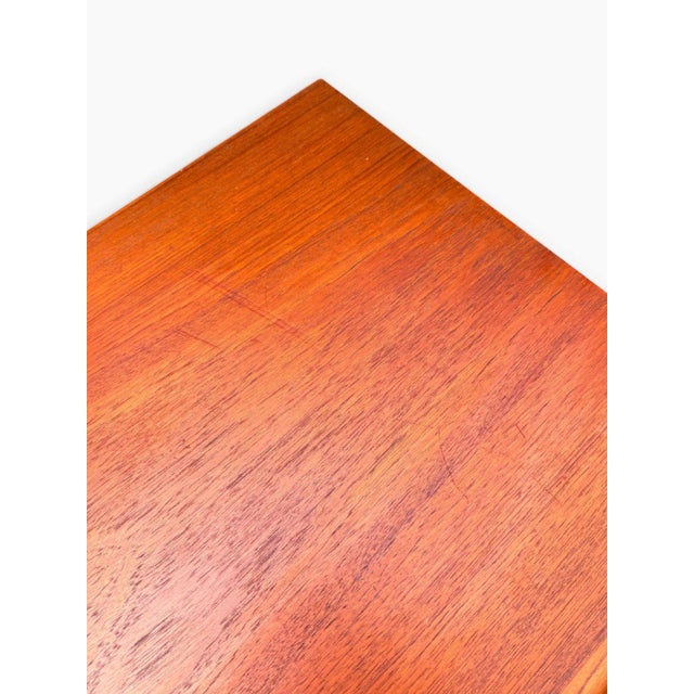 Danish Teak Four-Drawer Dresser | Arne Vodder | Sculpted Pulls & Finished Back | C. 1960s, Attributed For Sale - Image 13 of 13