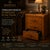 Luxury Handmade Leather Bedside Tables, Pair of Vintage Trunk Nightstands, Leather 3 Drawer Bedside Cabinets With Brass Studs, A Pair For Sale - Image 14 of 14