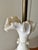 Antique Neoclassical Carved Alabaster Lamp, Rewired For Sale - Image 10 of 12