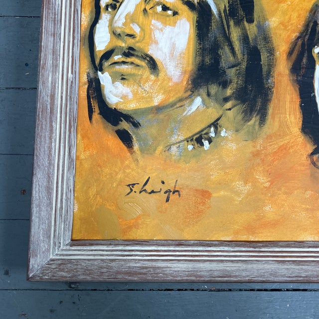 Contemporary Contemporary Original Painting by Stephen Heigh “1970 the Beatles” For Sale - Image 3 of 4