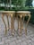 1970s French Louis XVI Gold Beech Marble Side Tables- Pair For Sale - Image 14 of 14