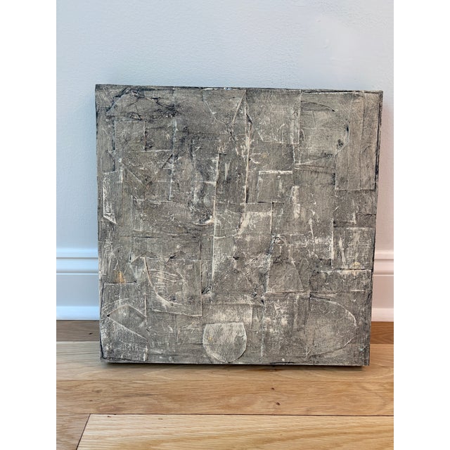 Sarah Trundle Sarah Trundle, Contemporary Abstract Black and White Collage, "Full Regalia" For Sale - Image 4 of 5