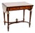 Napoleon III Style Side Table or Writing Desk in Polychrome Wood with Gilded Bronze Accents, France, 19th Century For Sale