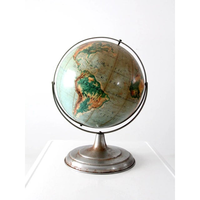 Green 1960s World Globe For Sale - Image 8 of 11