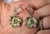 Artisan Peridot Citrine Flower Dangle Earrings Sterling Silver 18k Gold Vermeil Drops, A Pair For Sale - Image 9 of 13