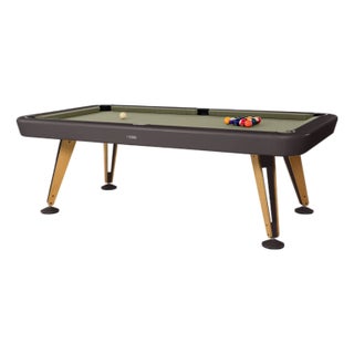 RS Barcelona Diagonal Indoor Pool Table 8 Feet, Gray For Sale
