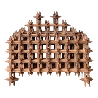 Vintage Boho Tramp Art Box For Sale