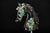 Emerald Horse Bust Statue Hand Carved Gemstone Horse Sculpture 2 For Sale - Image 9 of 12
