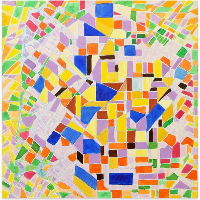 Giorgio Lo Fermo, Puzzle Abstract, 2019, Oil on Canvas For Sale - Image 3 of 3