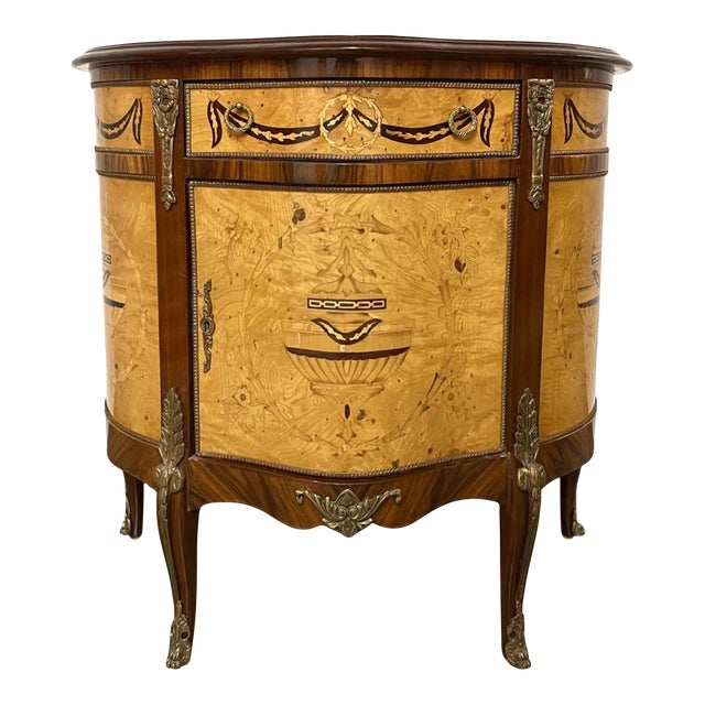 1920s Antique or Near-Antique French Style Cabinet - Refinished For Sale