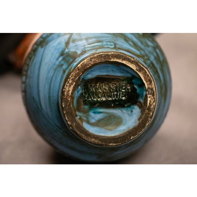 Glazed Earthenware Pitcher by Jérôme Massier Fils / Alain Maunier, Vallauris, France, 1960-1980 For Sale - Image 18 of 18