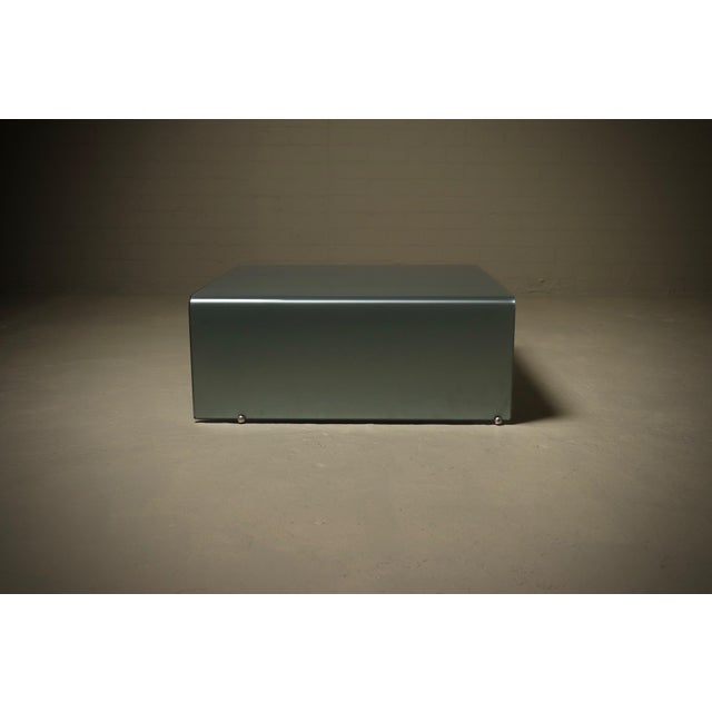 Italian Modern Etched Glass Coffee Table, 1980s For Sale - Image 6 of 10