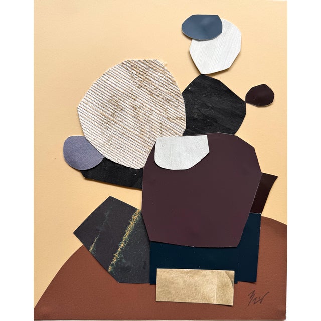 Paper "Memorabilia 1" Original Mixed-Media Collage on Paper by Zac Woodiel For Sale - Image 7 of 9