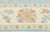 8x10 Modern Oushak Style Hand-Knotted Wool Rug - Pastel Blue & Cream Floral For Sale - Image 9 of 10