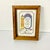 1970s Vintage Americana Folk Art Cross Stitch Goods Toothpaste Ad. Framed. For Sale - Image 4 of 7