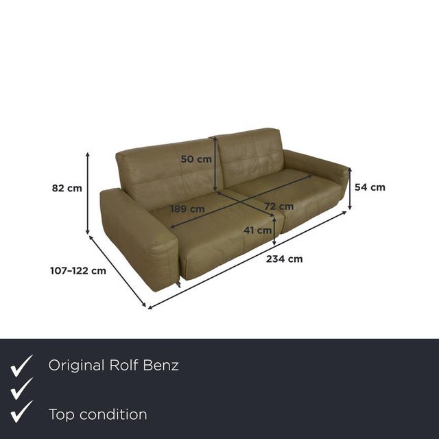 The Rolf Benz 50 was designed as a special anniversary model to celebrate the brand's 50th anniversary and is a true...