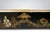 1970s Vintage Black Chinoiserie Style Wall Mirror, 47" X 25", 1974 For Sale - Image 5 of 9