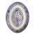 Large Vintage Oval Blue Willow Platter For Sale