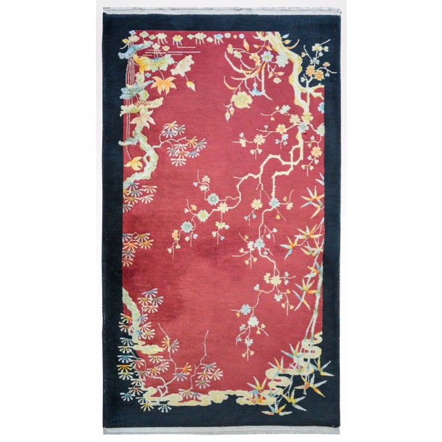 1920s Vintage Chinese Art Deco Rug For Sale - Image 11 of 11