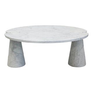 Vintage Carrara Coffee Table by Angelo Mangiarotti, 1975 For Sale
