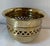 Nice vintage brass planter with heart shaped piercing