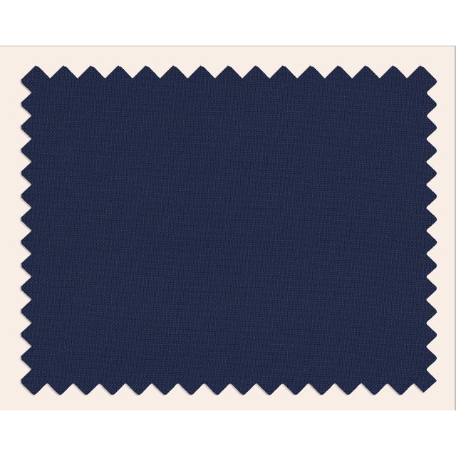 Metal Panarea Armchair in Stone & Blue Upholstery by Ceraudo For Sale - Image 7 of 8