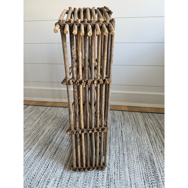 Rustic Twig Shelf For Sale - Image 4 of 7