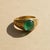 Men’s Green Onyx Ring With Arabic Calligraphy Design, Size 7.5 For Sale - Image 6 of 7