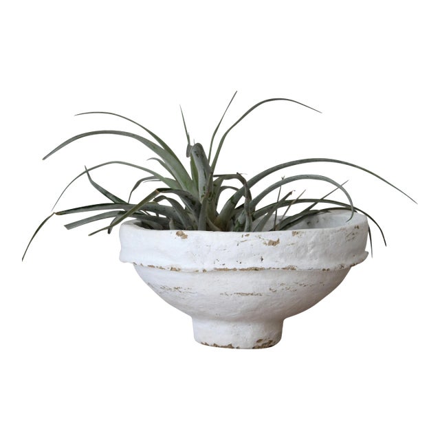 Vintage paper-mache bowl authentically handmade. We love that it has all the desirable signs of a natural time worn piece....