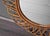 Vintage Italian Oval Mirror With Rattan Frame, Circa 1960s For Sale - Image 11 of 12