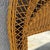Stunning Vintage French Wicker Reed Frame Mirror For Sale In Los Angeles - Image 6 of 11