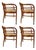 Armchairs by Josef Maria Olbrich for Thonet, Austria, 1910, Set of 4 For Sale