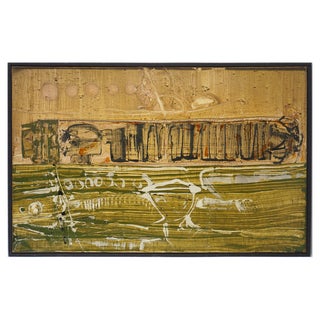 Jean -Pierre Vielfaure, Palmes de vent, 20th-Century, Oil on Canvas For Sale