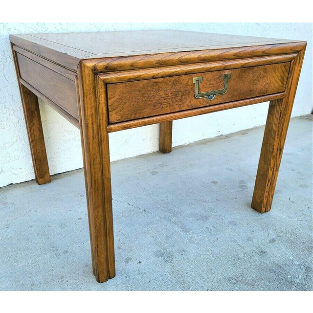 MidCentury Modern Henredon Artifacts End Side Table Chairish