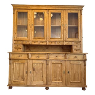 Gründerzeit Kitchen Credenza in Softwood For Sale