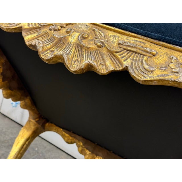 Louis XV Style Giltwood Footstool/Ottoman For Sale - Image 12 of 12