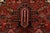 Heriz Rug 8’2” X 11’9” Red Wool Vintage Tribal Hand-Knotted Oriental Carpet For Sale - Image 9 of 15