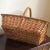 Vintage French Country Style Gathering Basket For Sale - Image 9 of 11