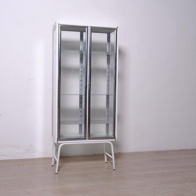 Vintage Italian Medical Display Cabinet, 1960s For Sale - Image 6 of 12
