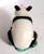 1900s Imperial Carved Hardstone Panda on a Malachite Base For Sale - Image 10 of 11