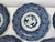 Blue Antique Blue and White Plates - Set of 11 - Scalloped Edge - 8.25" Round - End Edo or Beginning Meiji Period For Sale - Image 8 of 18