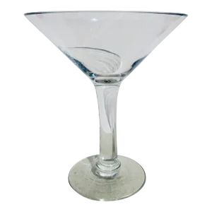 Giant Martini Studio Glass Vintage 80s'