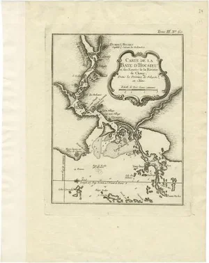 Antique Map of the Mouth of the Chiang River attributed to Bellin, 1764