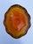 Mid-Century Modern 1960s Blenko Tangerine Bubble Glass Vase For Sale - Image 3 of 7