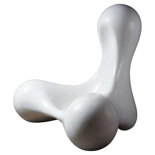 Kortekaas Chair in White Fiberglass, 1970 For Sale - Image 15 of 15