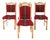 Set 4 Mid 20th Century Danish Modern Dining Chairs For Sale