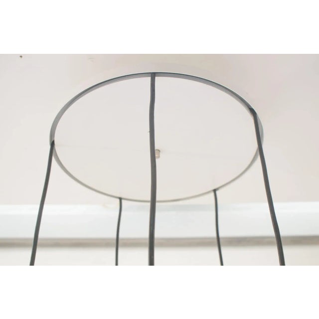 Silver Granada Ice Glass Cascading Ceiling Lamp from Kalmar Franken KG, 1960s For Sale - Image 8 of 11