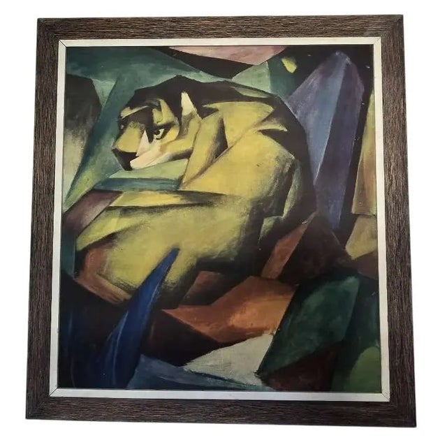 Franz Marc Tiger, oil on canvas, 1912. The artist’s vibrant animal paintings were based on careful study, including hours...