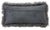 Modern Modern Mongolian Lamb Fur Single Side Pillow in Gray For Sale - Image 3 of 5